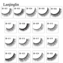 Load image into Gallery viewer, New 3 pairs natural false eyelashes fake lashes long makeup 3d mink lashes extension eyelash mink eyelashes for beauty #X11
