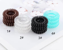 Load image into Gallery viewer, Great gift for girls 12pcs/box  hairbands gum hair styling tools headwear for kids girls women iron storage box