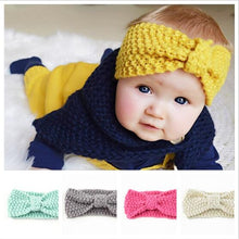 Load image into Gallery viewer, Free Shipping Cute Baby Headband Knitted Infant Turban Head Warm head band Toddler Headwear Hair Band Birthday Gift For Kids