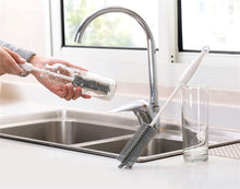 Load image into Gallery viewer, Silicone Glass Cleaning Brush Long Handle