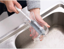 Load image into Gallery viewer, Silicone Glass Cleaning Brush Long Handle