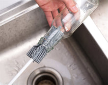 Load image into Gallery viewer, Silicone Glass Cleaning Brush Long Handle