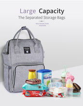 Load image into Gallery viewer, Insular Brand Nappy Backpack Bag Mummy Large Capacity Stroller Bag Mom Baby Multi-function Waterproof Outdoor Travel Diaper Bags