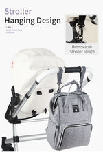 Load image into Gallery viewer, Insular Brand Nappy Backpack Bag Mummy Large Capacity Stroller Bag Mom Baby Multi-function Waterproof Outdoor Travel Diaper Bags