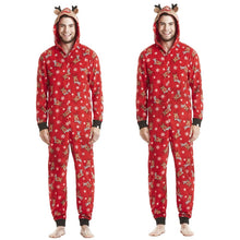 Load image into Gallery viewer, Christmas Family Suit Jumpsuit Women's Men's Kid and Baby Christmas Pajamas Clothes Red fashion pajamas Family Christmas Clothes