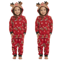 Load image into Gallery viewer, Christmas Family Suit Jumpsuit Women's Men's Kid and Baby Christmas Pajamas Clothes Red fashion pajamas Family Christmas Clothes
