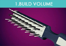 Load image into Gallery viewer, New instant curly hair comb hairstyle fluffy shark fin comb professional hair style smooth comb ladies men Volumia Style Comb