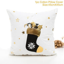 Load image into Gallery viewer, Huiran 45x45cm Christmas Pillowcase Merry Christmas Decorations For Home Navidad 2019 Xmas Pillow Cover Deco Noel Ornament Natal