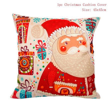 Load image into Gallery viewer, Huiran 45x45cm Christmas Pillowcase Merry Christmas Decorations For Home Navidad 2019 Xmas Pillow Cover Deco Noel Ornament Natal