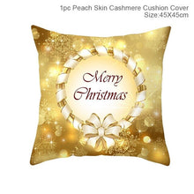Load image into Gallery viewer, QIFU 45x45cm Christmas Pillowcase Merry Christmas Decoration for Home Christmas 2019 Gifts Xmas Decor Natale Happy New Year 2020