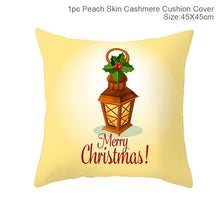 Load image into Gallery viewer, QIFU 45x45cm Christmas Pillowcase Merry Christmas Decoration for Home Christmas 2019 Gifts Xmas Decor Natale Happy New Year 2020