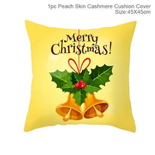 Load image into Gallery viewer, QIFU 45x45cm Christmas Pillowcase Merry Christmas Decoration for Home Christmas 2019 Gifts Xmas Decor Natale Happy New Year 2020