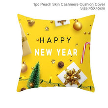 Load image into Gallery viewer, QIFU 45x45cm Christmas Pillowcase Merry Christmas Decoration for Home Christmas 2019 Gifts Xmas Decor Natale Happy New Year 2020