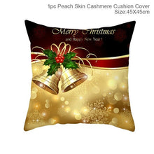 Load image into Gallery viewer, QIFU 45x45cm Christmas Pillowcase Merry Christmas Decoration for Home Christmas 2019 Gifts Xmas Decor Natale Happy New Year 2020