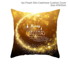 Load image into Gallery viewer, QIFU 45x45cm Christmas Pillowcase Merry Christmas Decoration for Home Christmas 2019 Gifts Xmas Decor Natale Happy New Year 2020