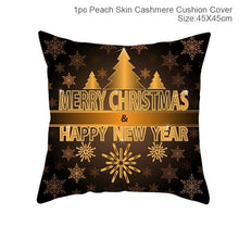 Load image into Gallery viewer, QIFU 45x45cm Christmas Pillowcase Merry Christmas Decoration for Home Christmas 2019 Gifts Xmas Decor Natale Happy New Year 2020