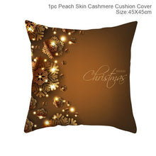 Load image into Gallery viewer, QIFU 45x45cm Christmas Pillowcase Merry Christmas Decoration for Home Christmas 2019 Gifts Xmas Decor Natale Happy New Year 2020