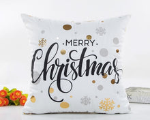 Load image into Gallery viewer, Christmas Decorations for Home 45x45cm Merry Christmas Cotton Linen Pillowcase Xmas Navidad Decor Happy New Year Gifts Natal