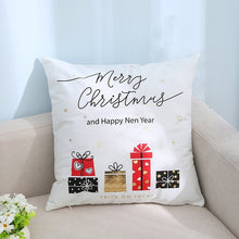 Load image into Gallery viewer, Christmas Decorations for Home 45x45cm Merry Christmas Cotton Linen Pillowcase Xmas Navidad Decor Happy New Year Gifts Natal