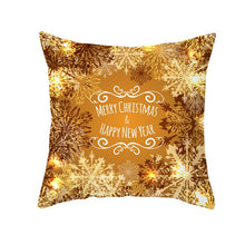 Load image into Gallery viewer, Christmas Decorations for Home 45x45cm Merry Christmas Cotton Linen Pillowcase Xmas Navidad Decor Happy New Year Gifts Natal