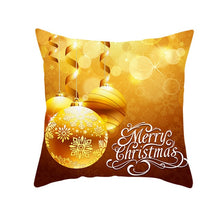 Load image into Gallery viewer, Christmas Decorations for Home 45x45cm Merry Christmas Cotton Linen Pillowcase Xmas Navidad Decor Happy New Year Gifts Natal