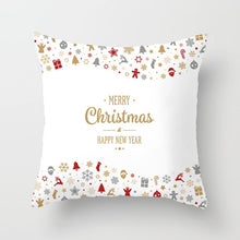 Load image into Gallery viewer, Christmas Decorations for Home 45x45cm Merry Christmas Cotton Linen Pillowcase Xmas Navidad Decor Happy New Year Gifts Natal