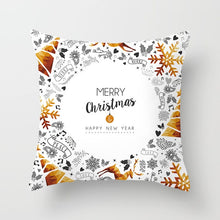 Load image into Gallery viewer, Christmas Decorations for Home 45x45cm Merry Christmas Cotton Linen Pillowcase Xmas Navidad Decor Happy New Year Gifts Natal