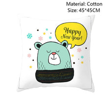 Load image into Gallery viewer, 45*45 CM  Pillowcase Happy New Year 2020
