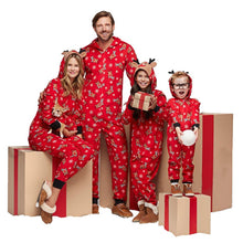 Load image into Gallery viewer, Christmas Family Suit Jumpsuit Women's Men's Kid and Baby Christmas Pajamas Clothes Red fashion pajamas Family Christmas Clothes