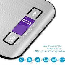 Load image into Gallery viewer, Stainless Steel Kitchen Scale Electronic Weighing 5Kg 10Kg Household Kitchen Scale Food Mini Gram Scale Jewelry Said