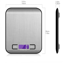 Load image into Gallery viewer, Stainless Steel Kitchen Scale Electronic Weighing 5Kg 10Kg Household Kitchen Scale Food Mini Gram Scale Jewelry Said