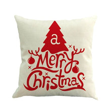 Load image into Gallery viewer, Christmas Decorations For Home Snowflake Elk Santa Claus Pillowcase Merry Christmas Decoration Xmas 2020 New Year Gift