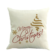 Load image into Gallery viewer, Christmas Decorations For Home Snowflake Elk Santa Claus Pillowcase Merry Christmas Decoration Xmas 2020 New Year Gift