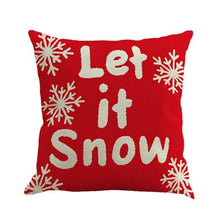 Load image into Gallery viewer, Christmas Decorations For Home Snowflake Elk Santa Claus Pillowcase Merry Christmas Decoration Xmas 2020 New Year Gift