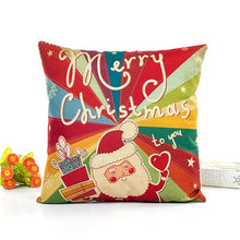 Load image into Gallery viewer, Christmas Decorations For Home Snowflake Elk Santa Claus Pillowcase Merry Christmas Decoration Xmas 2020 New Year Gift