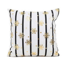 Load image into Gallery viewer, 45*45cm  Gold Printed Christmas Pillow Case and Merry Christmas Decoration For Home