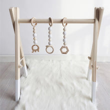 Load image into Gallery viewer, Nordic Baby Room Decor Play Gym Toy Wooden Nursery Sensory Toy Gift Infant Room Clothes Rack Accessories Photography Props