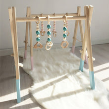 Load image into Gallery viewer, Nordic Baby Room Decor Play Gym Toy Wooden Nursery Sensory Toy Gift Infant Room Clothes Rack Accessories Photography Props