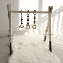 Load image into Gallery viewer, Nordic Baby Room Decor Play Gym Toy Wooden Nursery Sensory Toy Gift Infant Room Clothes Rack Accessories Photography Props