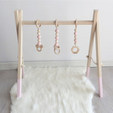 Load image into Gallery viewer, Nordic Baby Room Decor Play Gym Toy Wooden Nursery Sensory Toy Gift Infant Room Clothes Rack Accessories Photography Props